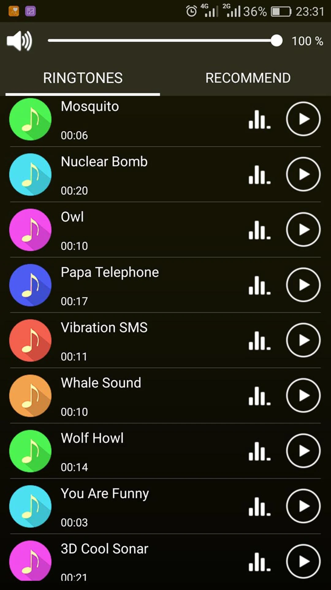 Phone Ringtones Collection screenshot